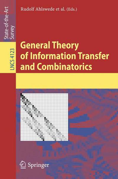 Cover for Roberto Lucchetti · General Theory of Information Transfer and Combinatorics - Lecture Notes in Computer Science (Paperback Book) [2006 edition] (2006)