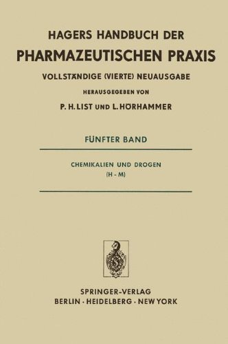 Cover for P H List · Chemikalien Und Drogen (H-M) - Handbuch Der Pharmazeutischen Praxis - Vollstandige (4.) Neu (Pocketbok) [4th 4. Aufl. 1976. Softcover Reprint of the Origin edition] (2012)