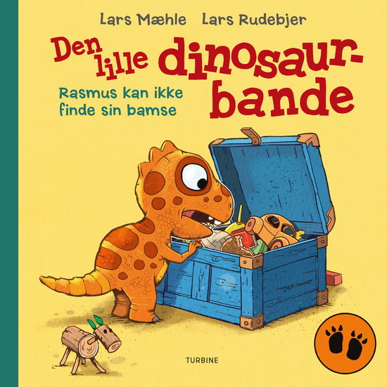 Cover for Lars Mæhle · Den lille dinosaurbande – Rasmus kan ikke finde sin bamse (Hardcover Book) [1º edição] (2024)