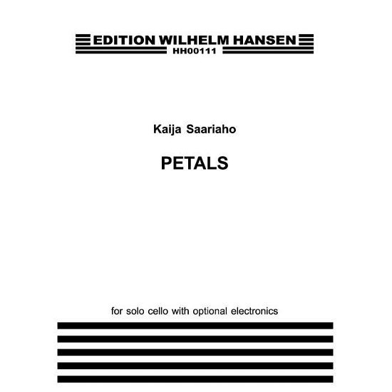 Cover for Kaija Saariaho · Kaija Saariaho: Petals (Sheet music) (2015)