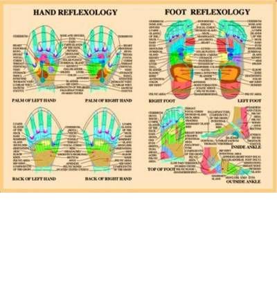 Jan van Baarle · Hand & Foot Reflexology -- A4 (Plakat) (2003)