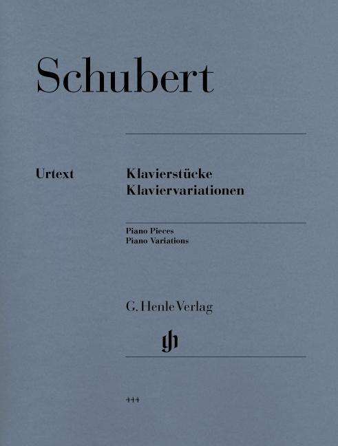 Klavierstücke,-Variat.HN444 - Schubert - Bøger -  - 9790201804446 - 