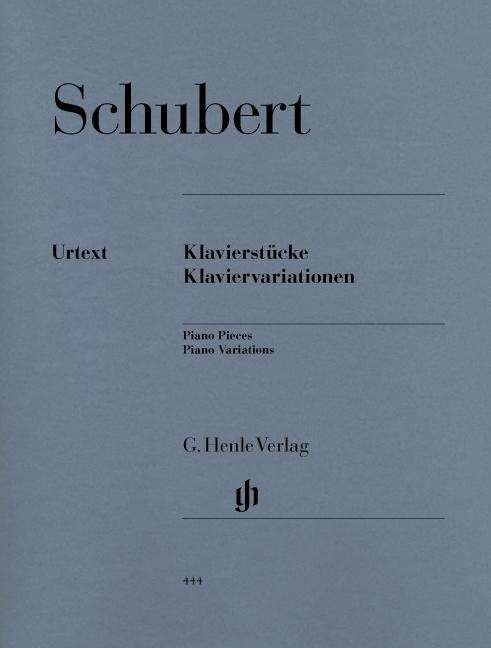 Cover for Schubert · Klavierstücke,-Variat.HN444 (Bog)