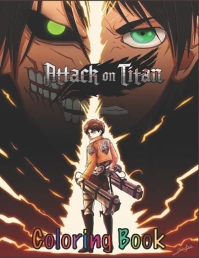 Cover for Aj Design · Attack On Titan Coloring Book (Pocketbok) (2021)