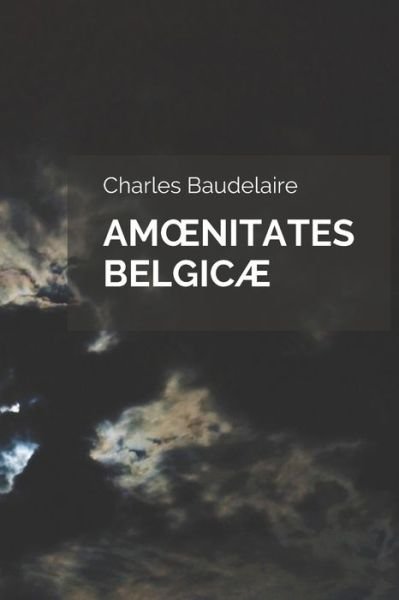 Cover for Charles Baudelaire · Amoenitates BelgicAE (Paperback Book) (2020)