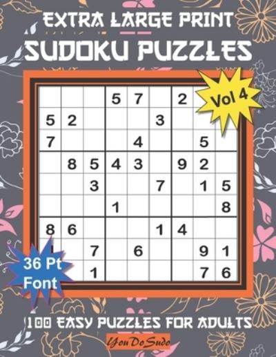 Cover for Youdosudo · Extra Large Print Sudoku Puzzles (Paperback Book) (2020)