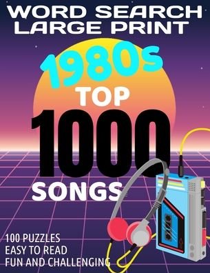 Cover for Flashback Press · Word Search Large Print 1980s Top 1000 Songs (Paperback Book) (2020)