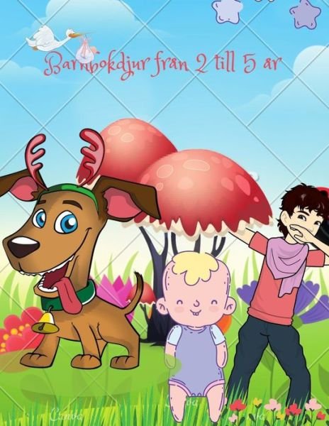 Cover for Med · Barnbokdjur fran 2 till 5 ar: Barnens Fargbok (Paperback Book) (2021)