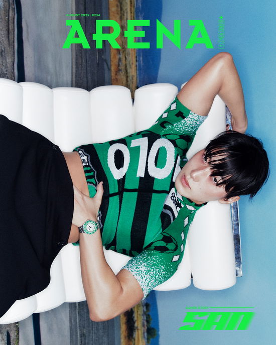 Cover for ATEEZ (SAN) · Arena Homme Korea August 2025 (Magazine) [E edition] (2025)