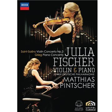 Cover for Fischer Julia · Saint-saens: Cto N. 3 / Grieg: (DVD) (2010)