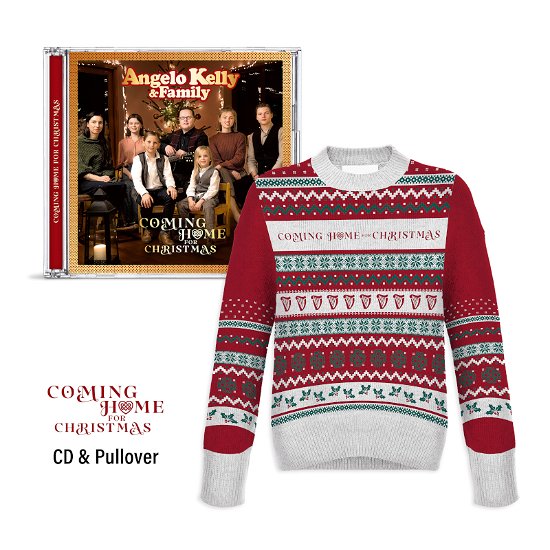 Cover for Kelly,angelo &amp; Family · Coming Home For Christmas (cd + Pulli S) (CD) (2023)