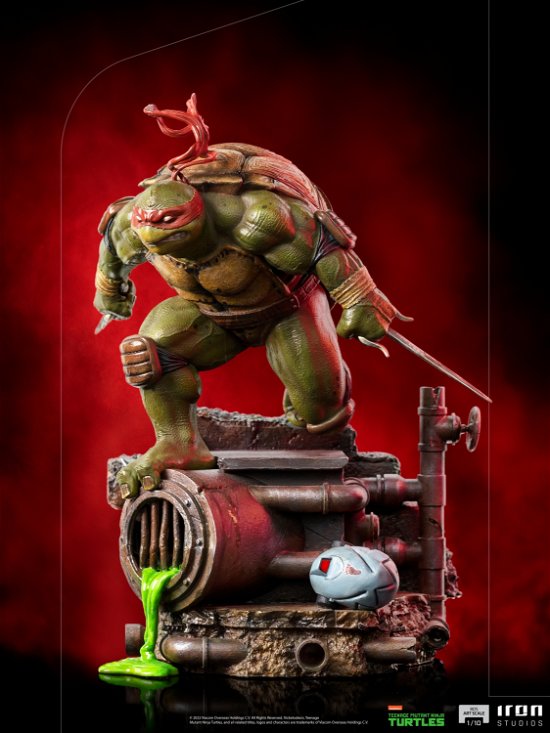 Teenage Mutant Ninja Turtles: Raphael 1:10 Scale Statue - Iron Studios - Produtos - IRON STUDIO - 0618231950447 - 10 de março de 2023