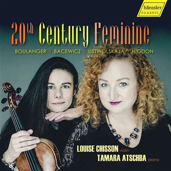 Cover for Chisson / Atschba · Lili Boulanger / Grazyna Bacewicz / Galina Ustwolskaja / Jennifer Higdon (CD) (2021)