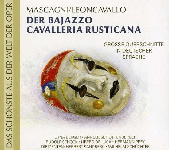 Cover for Berger / Rothenberger / Schock / Sandberg / Schuechter · Der Bajazzo / Cavalleria Rus (CD)