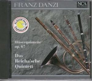 Danzi: Bläserquintette op.67 - Reicha'sche Quintett - Musique - NCA - 4019272998447 - 21 février 2014