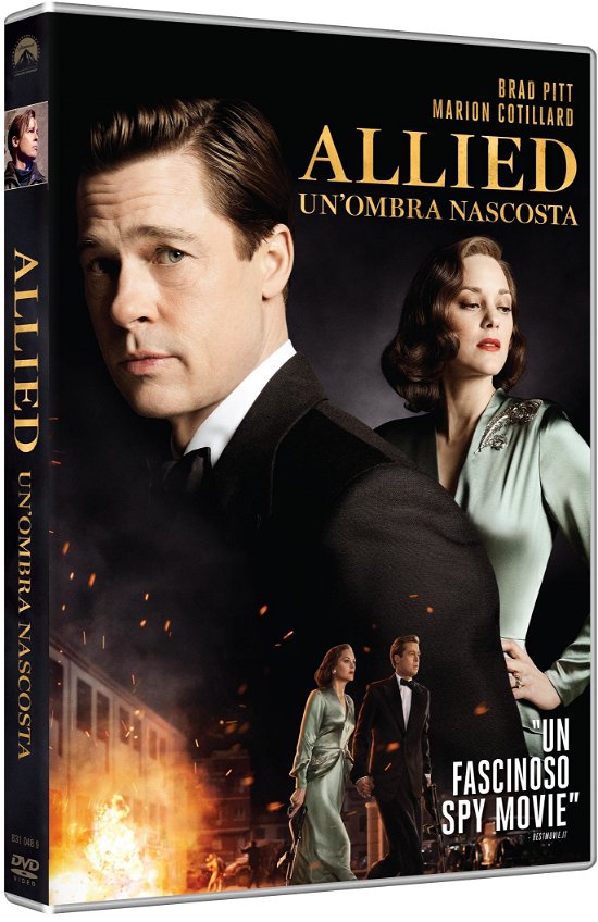 Cover for Brad Pitt Marion Cotillard · Allied - Un'ombra Nascosta (DVD)