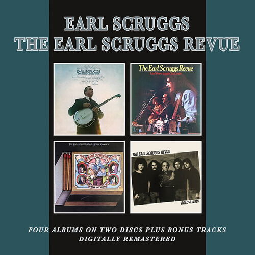 I Saw The Light With Some Help From My Friends / Live! From Austin City Limits / Strike Anywhere / Bold & New - Earl Scruggs / the Earl Scruggs Revue - Musikk - BGO RECORDS - 5017261214447 - 11. juni 2021