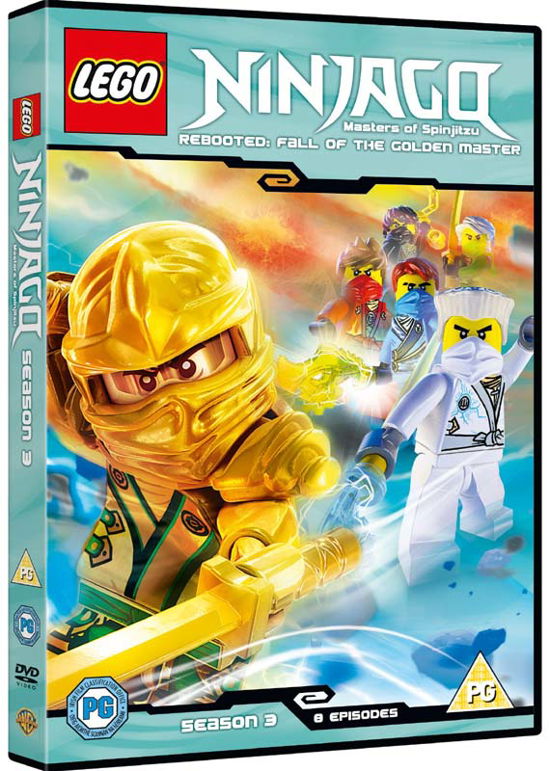 Cover for Lego Ninjago - Masters of Spin · Lego Ninjago - Masters Of Spinjitzu Season 3 (DVD) (2017)