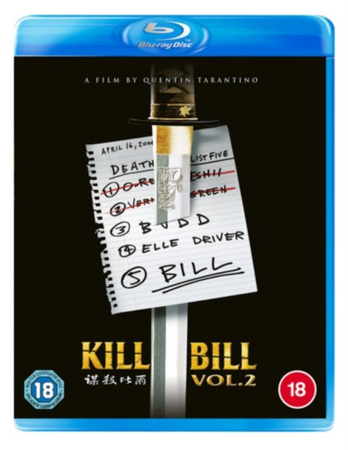 Cover for Quentin Tarantino · Kill Bill Volume 2 (Blu-ray) (2024)