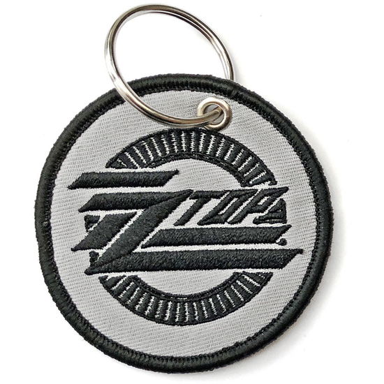 ZZ Top Keychain: Circle Logo (Double Sided Patch) - ZZ Top - Produtos -  - 5056368604447 - 