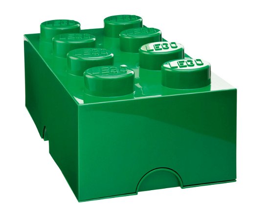 Cover for Lego · Opbergbox Lego: brick 8 groen (RC 400447) (Toys)