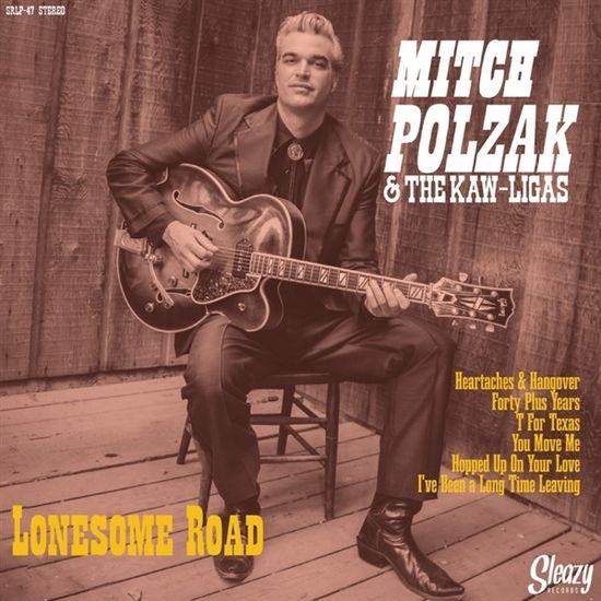 Cover for Polzak &amp; The Kaw-Ligas, Mitch · Lonesome Road (LP) (2021)