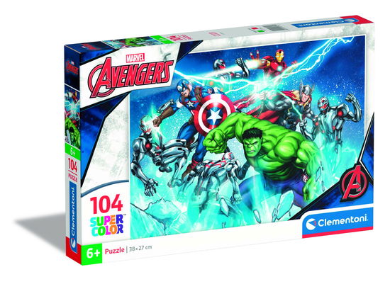 Cover for Clementoni · Puslespil Avengers, 104 brikker (Jigsaw Puzzle) (2023)