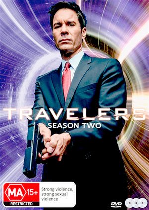 Cover for Travelers: Season 2 (DVD) (2019)