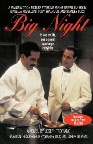 Big Night: a Novel with Recipes - Joseph Tropiano - Kirjat - St. Martin's Griffin - 9780312148447 - sunnuntai 15. syyskuuta 1996