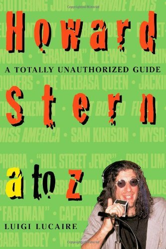 Cover for Luigi Lucaire · Howard Stern a to Z (Paperback Book) (1997)