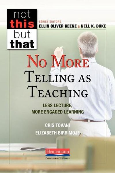 Cover for Cris Tovani · No More Telling As Teaching (Book) (2017)