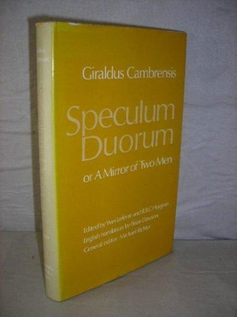 Cover for Giraldus Cambrensis · Speculum Duorum: A Mirror of Two Men (Hardcover Book) (1974)