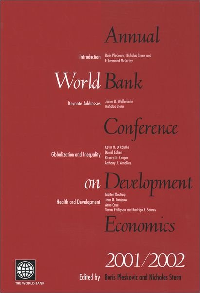 Cover for World Bank · Annual World Bank Conference on Development Economics 2001/2002 (Taschenbuch) [2001-2002 Ed. edition] (2002)