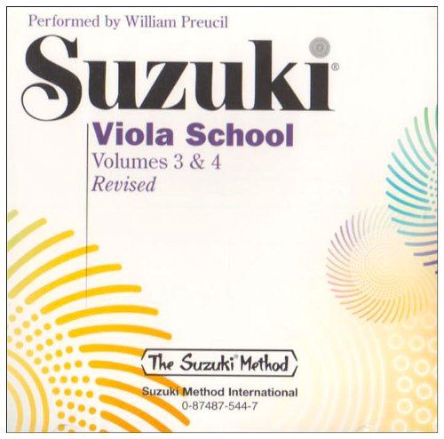 Cover for William Preucil · Suzuki Viola School, Volume 3 &amp; 4 (Audiobook (płyta CD)) [Revised edition] (1997)