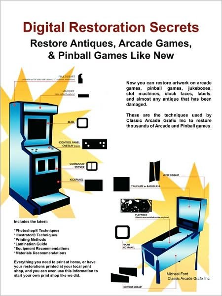 Digital Restoration Secrets: Restore Antiques, Arcade Games,& Pinball - Michael Ford - Books - Elite Minds, Incorporated - 9780984158447 - December 1, 2009