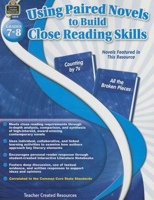 Cover for Teacher Created Resources · Using Paired Novels to Build Close Reading Skills: Grades 78 (Paperback Book) (2015)