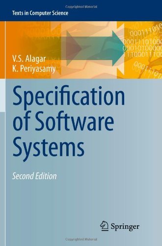 Cover for V.S. Alagar · Specification of Software Systems (Bok) [Softcover reprint of hardcover 2nd ed. 2011 edition] (2013)