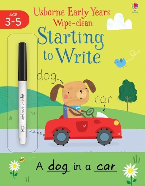 Cover for Jessica Greenwell · Early Years Wipe-Clean Starting to Write - Usborne Early Years Wipe-clean (Paperback Bog) (2020)