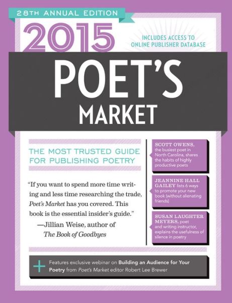 Cover for Robert Lee Brewer · 2015 Poet's Market: The Most Trusted Guide for Publishing Poetry (Paperback Book) (2014)