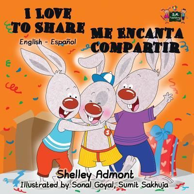 Cover for Shelley Admont · I Love to Share Me Encanta Compartir (Paperback Book) (2015)