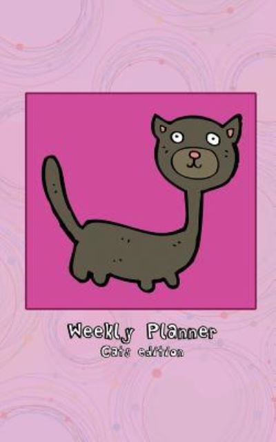 Cover for Journal Jungle Publishing · Weekly Planner Cats Edition: 52 Week Weekly Planner for Kids - 5x8 Inches (Slim Trim) + To Do List + Notebook (Pink &amp; Purple) (Paperback Book) (2016)