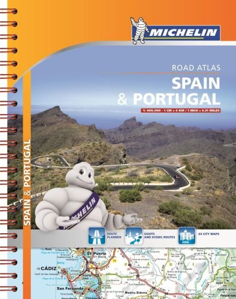 Cover for Michelin · Michelin Spain &amp; Portugal Road Atlas (Atlas (Michelin)) (Spiral Book) [20th edition] (2017)