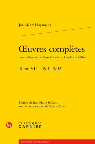 Cover for Joris-Karl Huysmans · OEuvres Completes. Tome VII 1901-1902 (Buch) (2022)