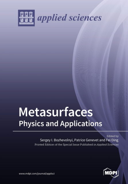 Cover for Sergey I Bozhevolnyi · Metasurfaces: Physics and Applications (Pocketbok) (2018)