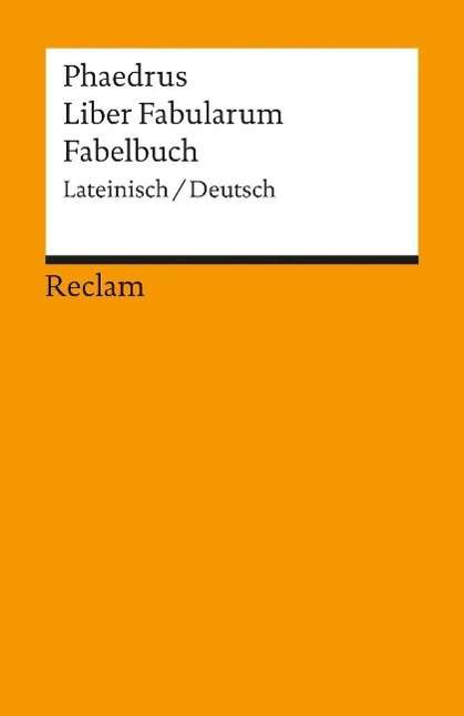 Cover for Phaedrus · Reclam UB 01144 Phaedrus.Fabelbuch (Book)