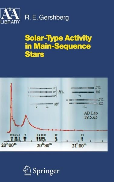 Cover for Roald E. Gershberg · Solar-Type Activity in Main-Sequence Stars - Astronomy and Astrophysics Library (Hardcover Book) [2005 edition] (2005)