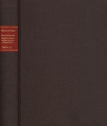 Cover for Kant · Die frühen Notate z.Baumg.FMDAI,5 (Bog) (2019)