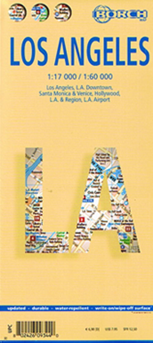 Borch City Maps: Los Angeles - Borch GmbH - Libros - Borch - 9783866093447 - 1 de marzo de 2020