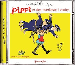 Cover for Astrid Lindgren · Pippi er den stærkeste i verden (Audiobook (MP3)) [1. wydanie] (2008)