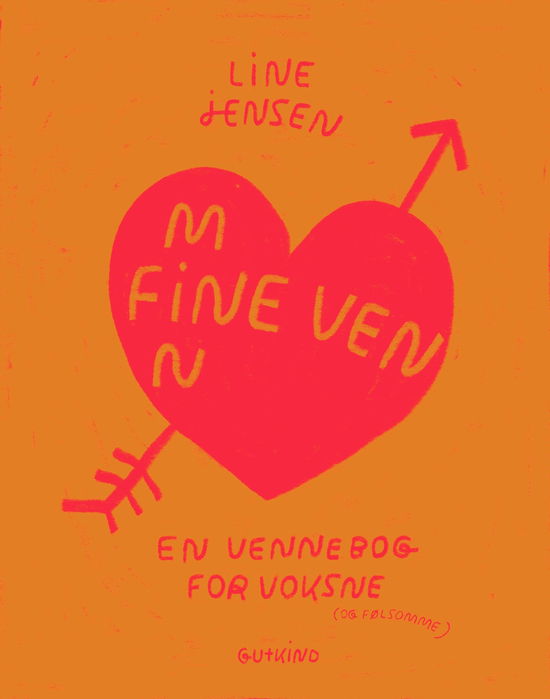 Cover for Line Jensen · Min fine ven (Sewn Spine Book) [1st edition] (2024)